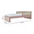 Cama Infantil Skandi - Com Cabeceira E 2 Grades - Rose - Imagem 4