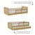 Cama Infantil Link - Com 1 Grade E Meia Em Palha Natural - Capuccino - Imagem 4
