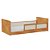 Cama Infantil Link - Com 1 Grade E Meia Em Palha Natural - Madeira - Imagem 1