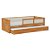 Cama Infantil Link - Com 1 Grade E Meia Em Palha Natural - Madeira - Imagem 3
