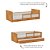 Cama Infantil Link - Com 1 Grade E Meia Em Palha Natural - Madeira - Imagem 4