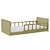 Cama Infantil Link - Com 1 Grade E Meia Palitada - Cacto - Imagem 1