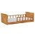 Cama Infantil Link - Com 1 Grade E Meia Palitada - Madeira - Imagem 1