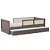 Cama Infantil Link - Com 2 Meias Grades Em Palha Natural - Fendi - Imagem 3