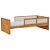 Cama Infantil Link - Com 2 Meias Grades Em Palha Natural - Madeira - Imagem 1