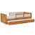Cama Infantil Link - Com 2 Meias Grades Em Palha Natural - Madeira - Imagem 3