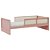 Cama Infantil Link - Com 2 Meias Grades Em Palha Natural - Rose - Imagem 1