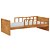 Cama Infantil Link - Com 2 Meias Grades Palitadas - Madeira - Imagem 1
