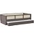 Cama Infantil Link - Com 2 Grades Em Palha Natural - Fendi - Imagem 3