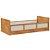 Cama Infantil Link - Com 2 Grades Em Palha Natural - Madeira - Imagem 1