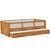 Cama Infantil Link - Com 2 Grades Em Palha Natural - Madeira - Imagem 3