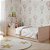 Cama Infantil Link - Com 2 Grades Em Palha Natural - Rosa Old - Imagem 2