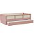 Cama Infantil Link - Com 2 Grades Em Palha Natural - Rose - Imagem 3