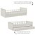 Cama Infantil Link - Com 2 Grades Palitadas - Areia - Imagem 4