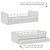 Cama Infantil Link - Com 2 Grades Palitadas - Branco - Imagem 4
