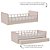 Cama Infantil Link - Com 2 Grades Palitadas - Rosa Old - Imagem 4