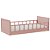 Cama Infantil Link - Com 2 Grades Palitadas - Rose - Imagem 1