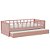 Cama Infantil Link - Com 2 Grades Palitadas - Rose - Imagem 3