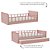 Cama Infantil Link - Com 2 Grades Palitadas - Rose - Imagem 4