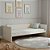 Cama Sofá Infantil Link - 1 Grade Em Palha Natural - Areia - Imagem 2