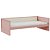 Cama Sofá Infantil Link - 1 Grade Em Palha Natural - Rose - Imagem 1