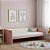 Cama Sofá Infantil Link - 1 Grade Em Palha Natural - Rose - Imagem 2