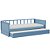 Cama Sofá Infantil Link - 1 Grade Palitada - Azul Sereno - Imagem 3