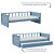Cama Sofá Infantil Link - 1 Grade Palitada - Azul Sereno - Imagem 4