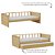 Cama Sofá Infantil Link - 1 Grade Palitada - Capuccino - Imagem 4
