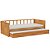 Cama Sofá Infantil Link - 1 Grade Palitada - Madeira - Imagem 3