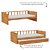 Cama Sofá Infantil Link - 1 Grade Palitada - Madeira - Imagem 4
