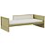 Cama Infantil Link - Com Meia Grade Em Palha Natural - Cacto - Imagem 1