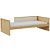 Cama Infantil Link - Com Meia Grade Em Palha Natural - Capuccino - Imagem 1