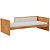 Cama Infantil Link - Com Meia Grade Em Palha Natural - Madeira - Imagem 1