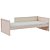 Cama Infantil Link - Com Meia Grade Em Palha Natural - Rosa Old - Imagem 1