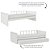Cama Infantil Link - Com Meia Grade Palitada - Branco - Imagem 4