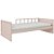 Cama Infantil Link - Com Meia Grade Palitada - Rosa Old - Imagem 1
