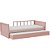 Cama Infantil Link - Com Meia Grade Palitada - Rose - Imagem 3
