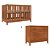 Conjunto Berço + Cômoda Fio Plus - Madeira - Imagem 1