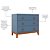 Conjunto Berço + Cômoda Fio Plus - Azul Sereno - Imagem 5
