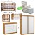 Quarto Completo Sleep + Tutto - Berço 3 Em 1 Sleep + Cômoda Com Porta Tutto + Roupeiro 2 Portas De Correr Tutto + + Poltrona de Brinde Modelo Sonhos Com Puff Linho Bege - prontaentrega - Imagem 4