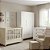 Quarto Completo Tutto + Cromo + Cozy - Berço 2 Em 1 + Cômoda Cromo + Roupeiro 3 Portas Cozy + Poltrona de Brinde Modelo Sonhos Com Puff Linho Bege - prontaentrega - Imagem 2