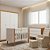 Quarto Completo Bo + Tutto - Berço 3 Em 1 Bo + Cômoda Com Porta Sonhos + Roupeiro 4 Portas De Correr Tutto + Poltrona de Brinde Modelo Sonhos Com Puff Linho Bege - prontaentrega - Imagem 2