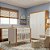 Quarto Completo Bo + Tutto - Berço 3 Em 1 Bo + Cômoda Com Porta Sonhos + Roupeiro 4 Portas De Correr Tutto + Poltrona de Brinde Modelo Sonhos Com Puff Linho Bege - prontaentrega - Imagem 3