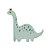 Dino Verde Decorativo Infantil Em Madeira Gigante - Dinos - 94204 - Imagem 1