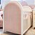 Berço Luna Soft - Branco / Soft Veludo Cotelê Rosê - Imagem 3