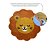 Tapete Para Quarto Infantil Orgânico - Leão Lion Mostarda - Imagem 4