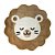 Tapete Para Quarto Infantil Orgânico - Leão Lion Gelo - Imagem 1