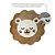 Tapete Para Quarto Infantil Orgânico - Leão Lion Gelo - Imagem 4