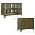 Conjunto Berço + Cômoda Fio Plus - Verde Cacto - Imagem 1